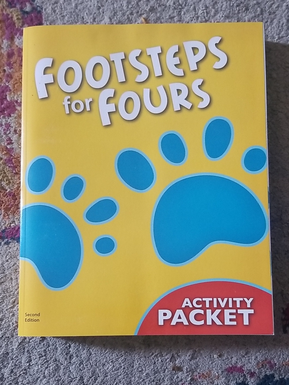 BJU Footsteps For Fours Activity Packet